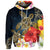 Custom Hawaiian Hawaii Honu Hibiscus Galaxy Hoodie - Polynesian Pride