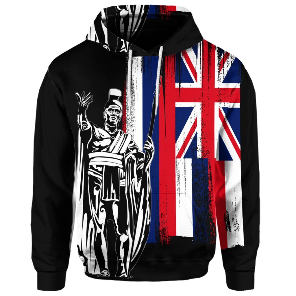 Custom Hawaiian Hawaii King Flag Hoodie - Polynesian Pride