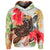 Custom Hawaiian Hawaii Turtle Art Hibiscus Hoodie - Polynesian Pride