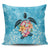 Hawaiian - Hawaii Turtle Hibiscus Plumeria Pillow Covers - AH Pillow Covers Black - Polynesian Pride