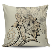Hawaiian - Hawaii Turtle Hibiscus Polynesian Vintage Pillow Covers - Beige - AH Pillow Covers Black - Polynesian Pride
