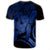 Hawaiian Hawaii Turtle Hibiscus Polynesian Vintage T Shirt Blue - Polynesian Pride