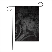 Hawaiian - Hawaii Turtle Hibiscus Polynesian Vintage Flag - Gray - AH - Polynesian Pride