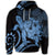 Hawaiian Hoodie Hawaiian Turtle Hibiscus Polynesian Vintage Hoodie Pastel Blue - Polynesian Pride