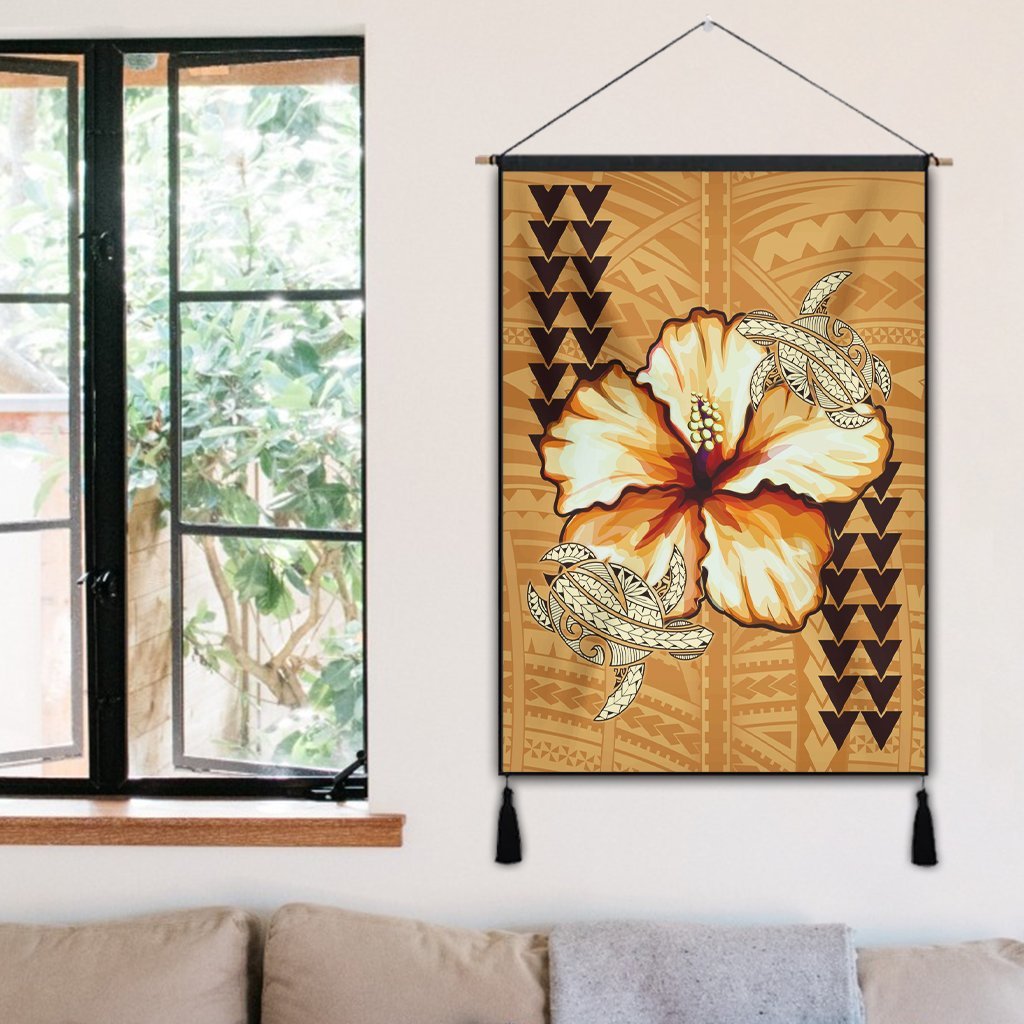 Hawaiian Vintage Hibiscus Hanging Poster AH - Polynesian Pride