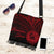 American Samoa Boho Handbag - Red Color Cross Style One Size Boho Handbag Black - Polynesian Pride