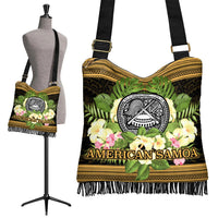 American Samoa Boho Handbag - Polynesian Gold Patterns Collection - Polynesian Pride