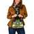 American Samoa Shoulder Handbag - Polynesian Gold Patterns Collection - Polynesian Pride