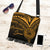 American Samoa Boho Handbag - Gold Color Cross Style One Size Boho Handbag Black - Polynesian Pride