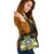 American Samoa Shoulder Handbag - Polynesian Gold Patterns Collection - Polynesian Pride