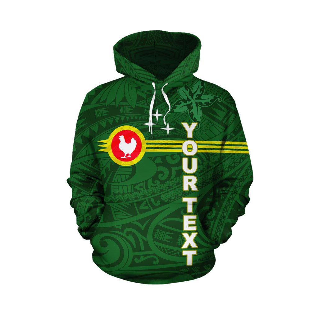 American Samoa Custom Hoodie Manua Island Group Unisex Green - Polynesian Pride