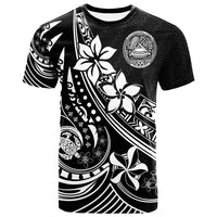 American Samoa T Shirt The Flow of The Ocean Unisex Black - Polynesian Pride