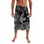 Hawaii Angry Shark Polynesian Lavalava Unique Style Black LT8 Black - Polynesian Pride