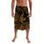 Hawaii Angry Shark Polynesian Lavalava Unique Style Gold LT8 Gold - Polynesian Pride