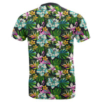 Hawaii Animals and Tropical Flowers T Shirt - Polynesian Pride