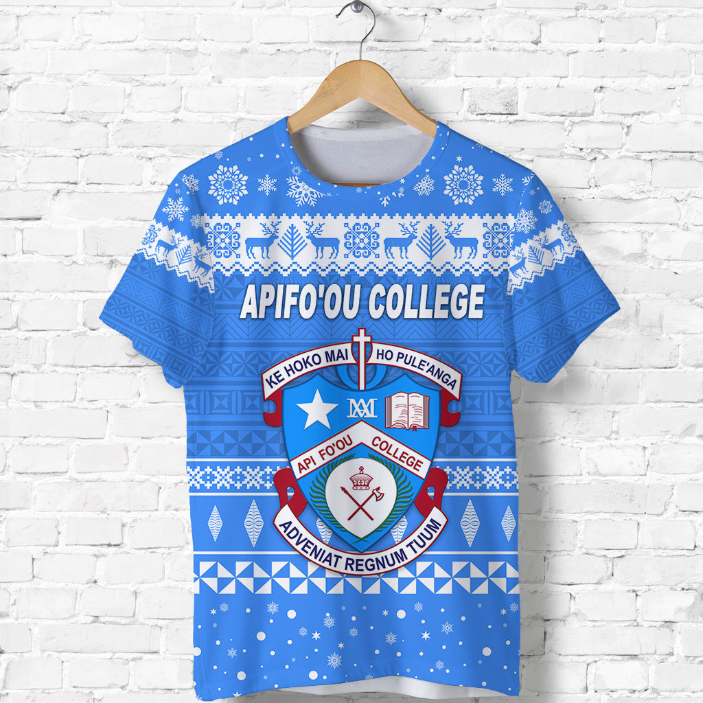 Apifoou College Christmas T Shirt Simple Style LT8 - Polynesian Pride