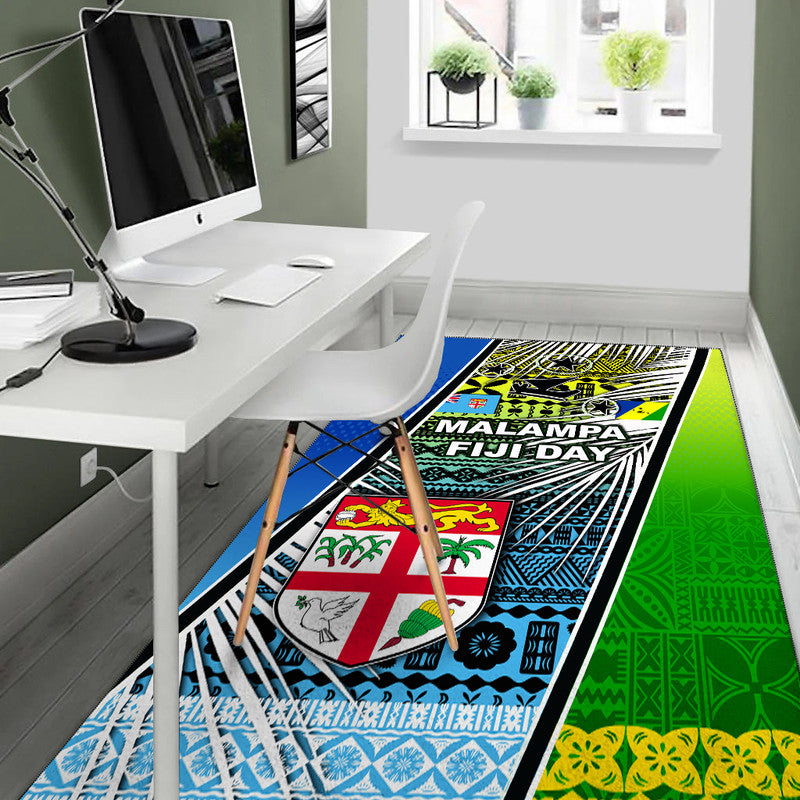 Vanuatu Malampa Fiji Day Area Rug 2022 LT6 - Polynesian Pride