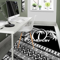 FijI Tapa Rugby Area Rug LT6 - Polynesian Pride