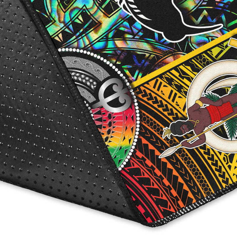 Vanuatu Mix Maori And Aboriginal Area Rug LT6 - Polynesian Pride