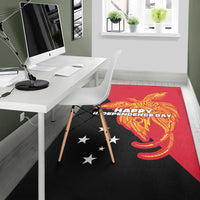 Papua New Guinea Area Rug Independence Day Flag Style LT16 - Polynesian Pride
