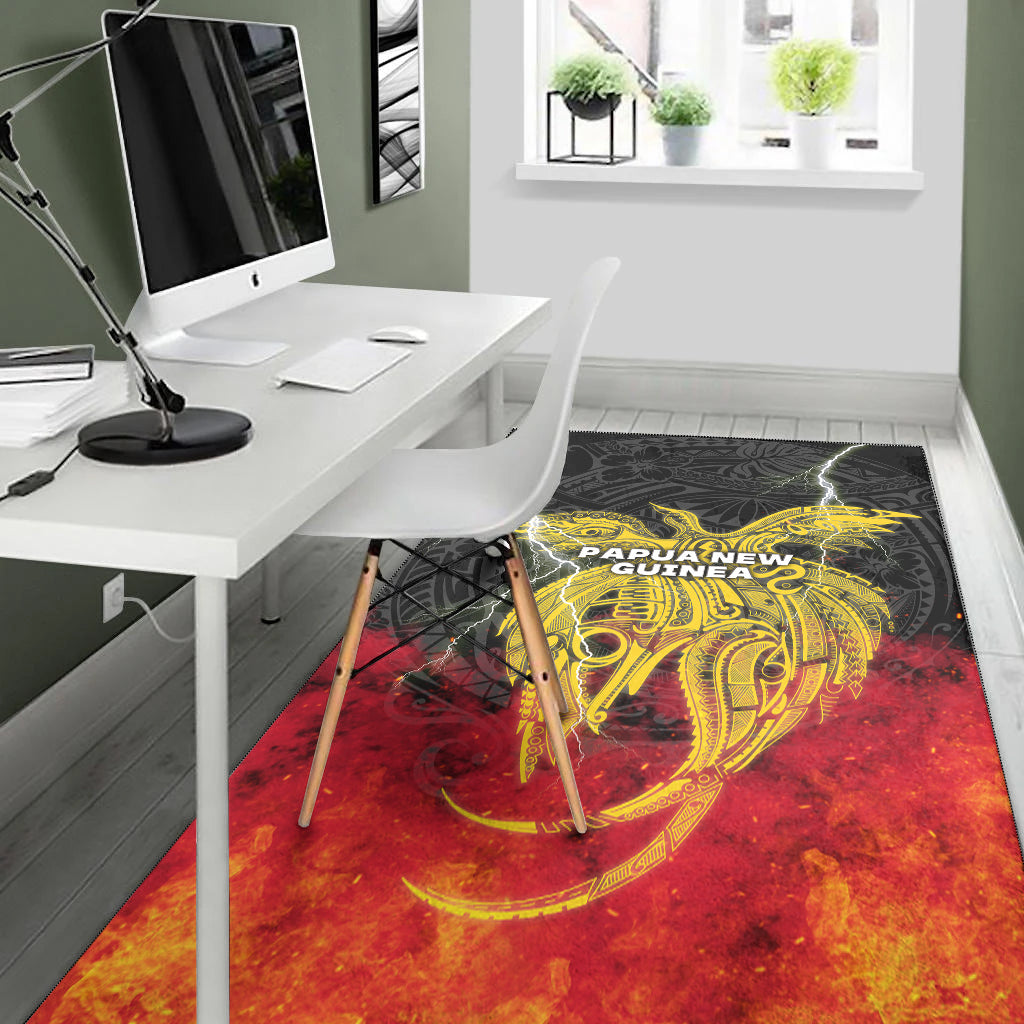 Papua New Guinea Area Rug Independence Day Special Style LT16 - Polynesian Pride