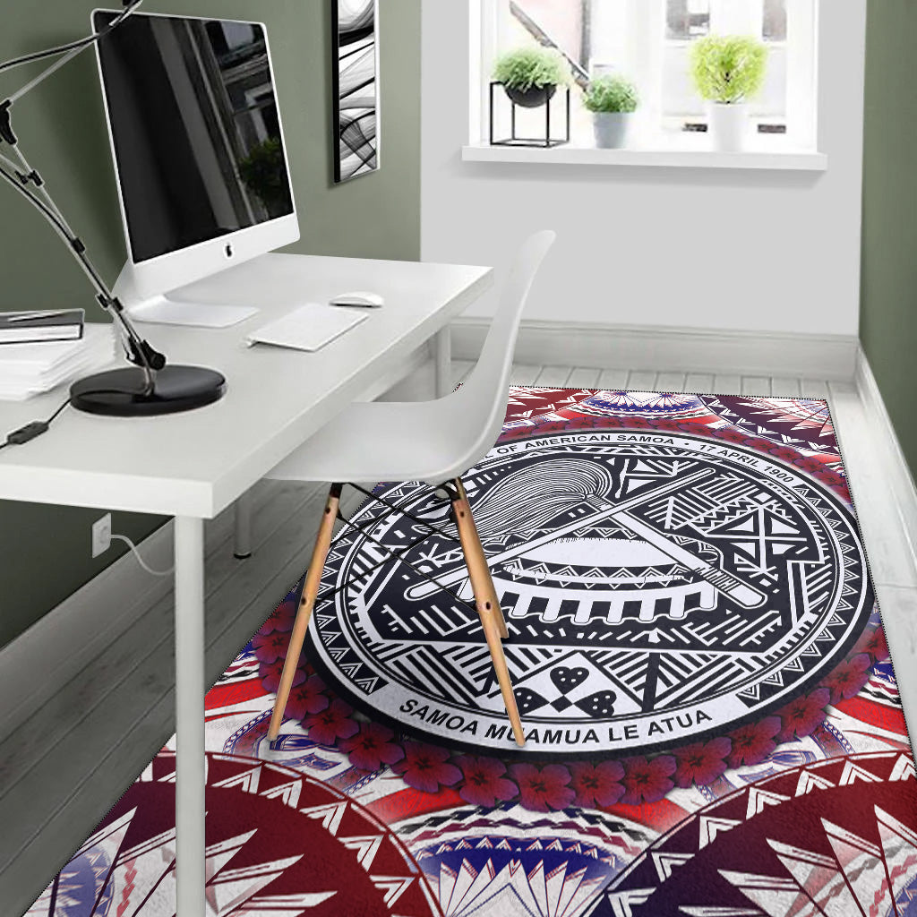 American Samoa Area Rug Artsy Style LT9 - Polynesian Pride