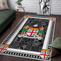 Fiji Area Rug White Style No.1 LT6 - Polynesian Pride