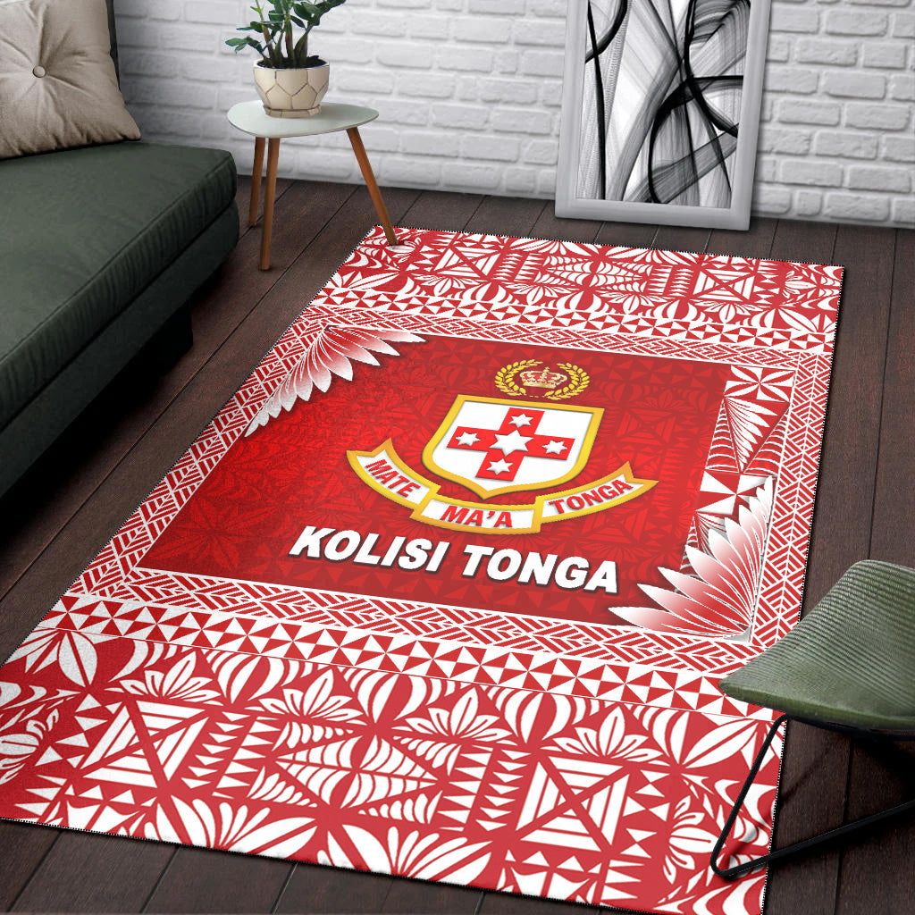 Tonga Kolisi Tonga College Area Rugs Simplified Version LT8 - Polynesian Pride