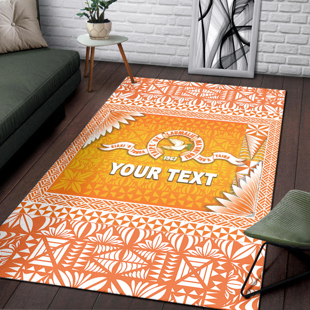 (Custom Personalised) Tonga Tailulu College Area Rugs Simplified Version LT8 - Polynesian Pride