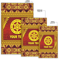 (Custom Personalised) Tonga Ha'apai High School Area Rugs Simplified Version LT8 - Polynesian Pride