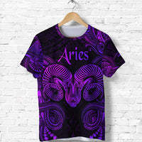 Aries Zodiac Polynesian T Shirt Unique Style Purple LT8 - Polynesian Pride