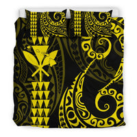 Kanaka Map Bedding Set Yellow - Polynesian Pride