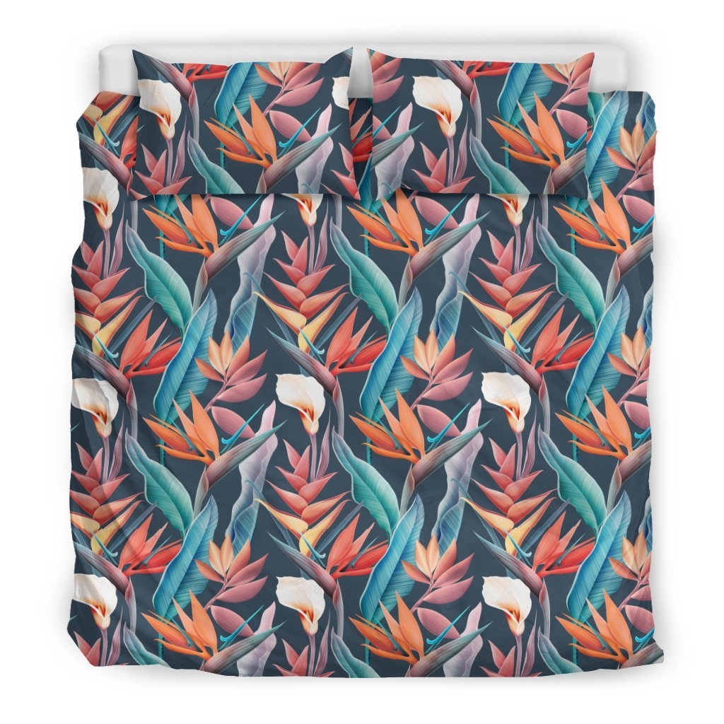 Hawaiian Seamless Tropical Flower Summer Polynesian Bedding Set - Polynesian Pride