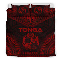 Tonga Polynesian Chief Duvet Cover Set - Red Version - Polynesian Pride