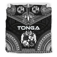 Tonga Polynesian Chief Duvet Cover Set - Black Version - Polynesian Pride