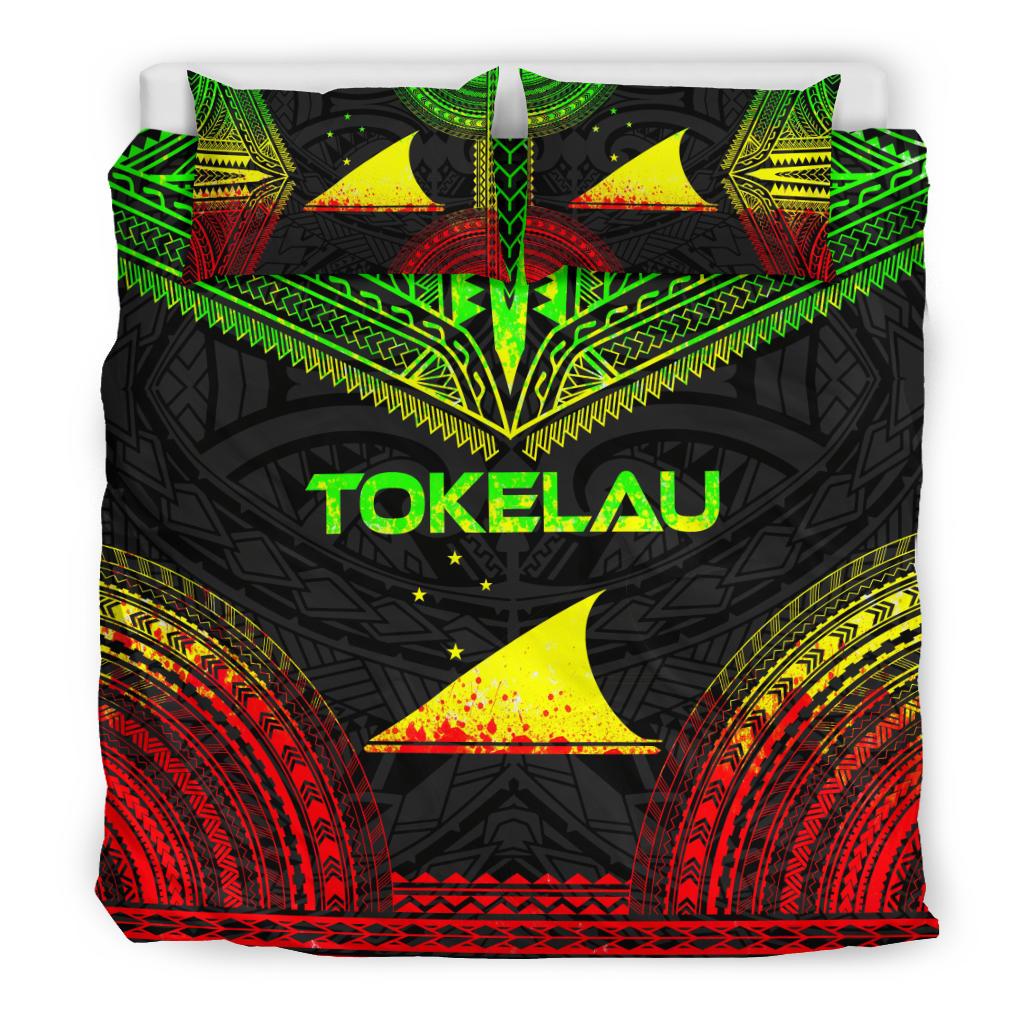 Tokelau Polynesian Chief Duvet Cover Set - Reggae Version - Polynesian Pride