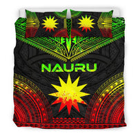 Nauru Polynesian Chief Duvet Cover Set - Reggae Version - Polynesian Pride