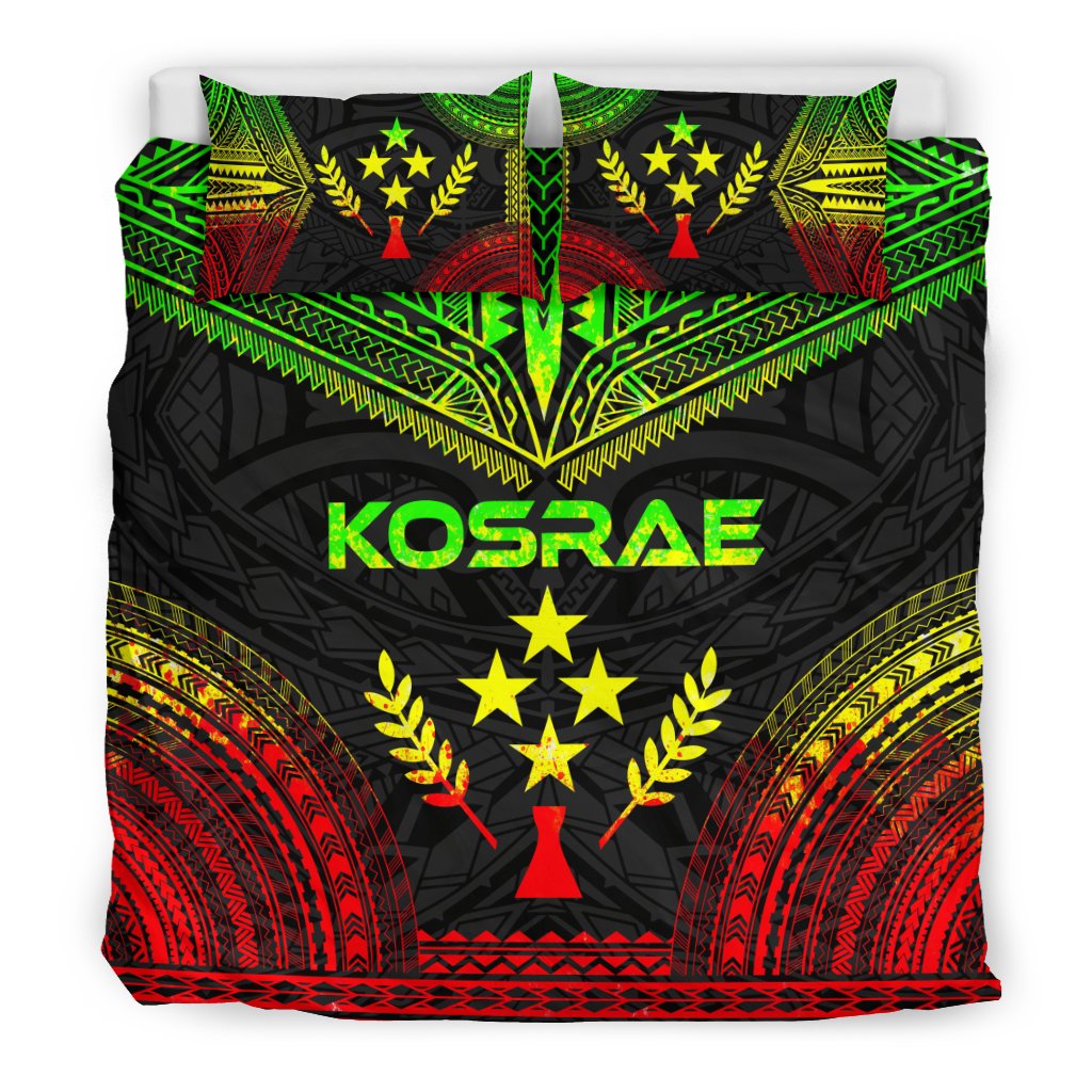 Kosrae Polynesian Chief Duvet Cover Set - Reggae Version - Polynesian Pride