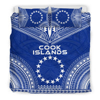 Cook Islands Flag Polynesian Chief Duvet Cover Set - Polynesian Pride
