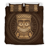 Hawaiian TiKi Funny Polynesian Bedding Set - Polynesian Pride