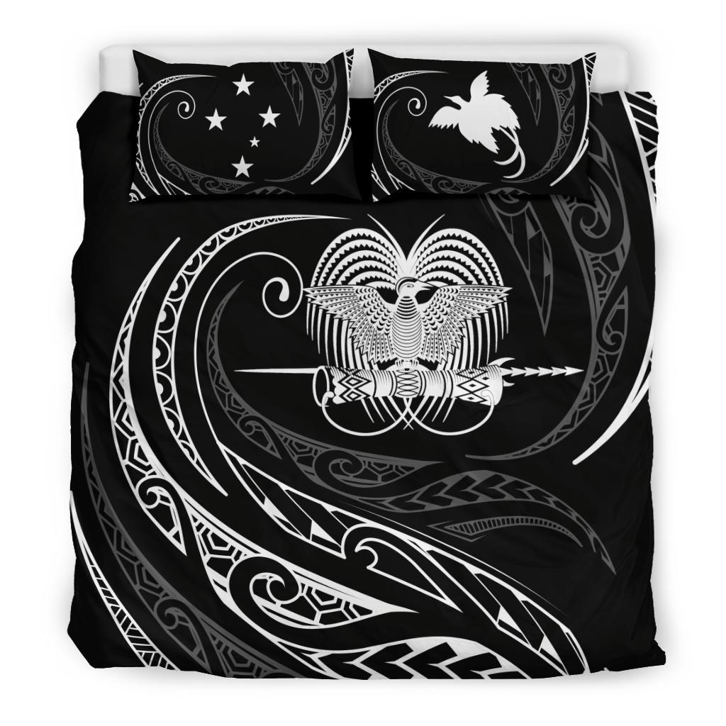 Papua New Guinea Bedding Set - White - Frida Style - Polynesian Pride