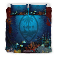 Polynesian Bedding Set - Guam Duvet Cover Set Under Sea - Polynesian Pride