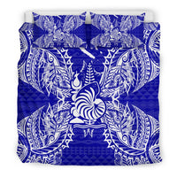 Polynesian Bedding Set - New Caledonia Duvet Cover Set Map Blue - Polynesian Pride