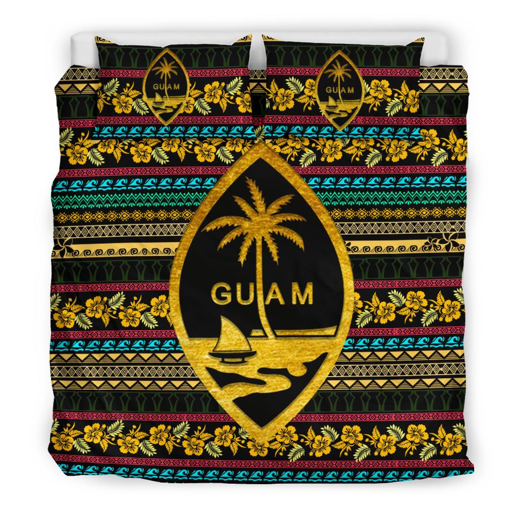 Polynesian Bedding Set Guam Pattern Duvet Cover Set - Polynesian Pride
