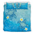 Hawaii Plumeria Deep Blue Turtle Bedding Set - Polynesian Pride