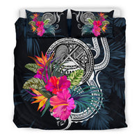 Polynesian Bedding Set - American Samoa Duvet Cover Set Tropical Flowers - Polynesian Pride