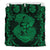 Hawaii Anchor Hibiscus Flower Vintage Bedding Set - AH - Green - Polynesian Pride