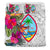 Guam Bedding Set - Hibiscus Polynesian Pattern White Version - Polynesian Pride