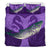 Maori Manaia Whales Gods Of The Sea Bedding Set, Purple - Polynesian Pride