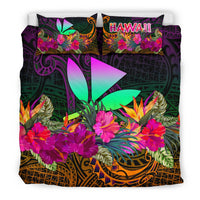 Polynesian Hawaii Kanaka Maoli Bedding Set - Summer Hibiscus - Polynesian Pride